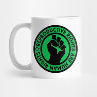 Reproductive Rights are Human Rights (green) Mug